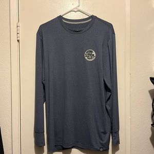 Men’s Rip Curl Blue Swim Surf Long Sleeve Shirt SPF 50 - Medium